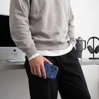 Magsafe калъф за iPhone 18 Pro Max/ 17 Pro Max, Tech-Protect MagMat CC Case, Тъмно Син - 5 Magsafe калъф за iPhone 18 Pro Max/ 17 Pro Max, Tech-Protect MagMat CC Case, Тъмно Син - 5