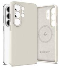 Magsafe Калъф за Samsung S26 Ultra, Tech-Protect Silicone Case, Бежов - 2