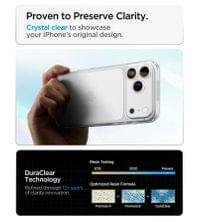Калъф за iPhone 18 Pro Max/ 17 Pro Max, Spigen Ultra Hybrid Clear Case, Прозрачен - 5