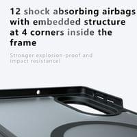 Magsafe Калъф за Samsung Z Fold 8, GKK Mag Clear Case, Черен - 5
