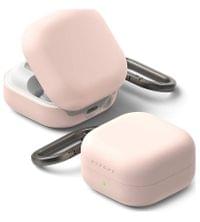 Калъф за Samsung Buds 4 Pro/ 4, Ringke Silicone Case, Розов - 1