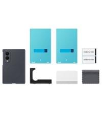 Оригинален Калъф за Samsung Z Fold 8, Silicone Magnet Case EF-EF971CBEGWW, Тъмно Сив - 5