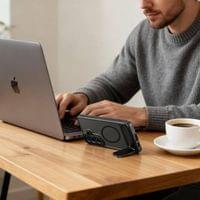 Magsafe Калъф с Поставка за Samsung S26, Tech-Protect Magrack Case, Черен - 7 Magsafe Калъф с Поставка за Samsung S26, Tech-Protect Magrack Case, Черен - 7
