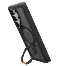 Magsafe Противоударен Калъф за Samsung S26 Ultra, UAG Plasma XTE Case Black-Orange, Черен - 7
