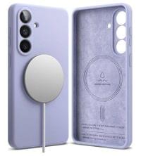 Magsafe Калъф за Samsung S26 Plus, Ringke Silicone Magnetic Case, Лилав - 2