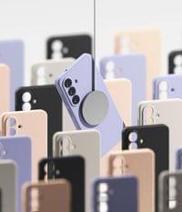 Magsafe Калъф за Samsung S26 Plus, Ringke Silicone Magnetic Case, Лилав - 5