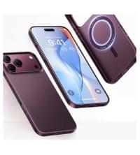 Magsafe Калъф за iPhone 18 Pro Max/ 17 Pro Max, Torras OriginFit-Mag Case Burgundy, Бордо - 3 Magsafe Калъф за iPhone 18 Pro Max/ 17 Pro Max, Torras OriginFit-Mag Case Burgundy, Бордо - 3
