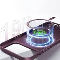 Magsafe Калъф за iPhone 18 Pro Max/ 17 Pro Max, Torras OriginFit-Mag Case Burgundy, Бордо - 4 Magsafe Калъф за iPhone 18 Pro Max/ 17 Pro Max, Torras OriginFit-Mag Case Burgundy, Бордо - 4