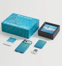 Подаръчен комплект за iPhone 17 Pro Max, Pitaka Lucid Blue (Limited Art Edition), Син - 0