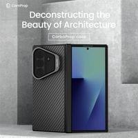 Magsafe Калъф за Samsung Z Fold 8 Ultra, Nillkin CamShield CarboProp Mag Case, Черен - 5