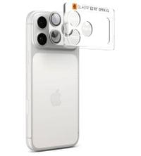 Протектор за Камерата на iPhone 17 Pro Max, Spigen EZ Fit Optik Pro XL Glass tR, Сребрист - 2