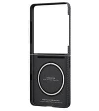Magsafe Калъф за Samsung Z Flip 8, Pitaka Edge Black/Grey Case, Черен - 2