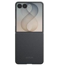 Magsafe Калъф за Samsung Z Flip 8, Pitaka Edge Black/Grey Case, Черен - 7