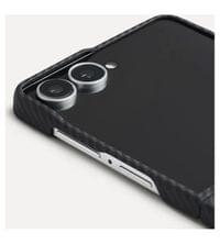 Magsafe Калъф за Samsung Z Flip 8, Pitaka Edge Black/Grey Case, Черен - 8