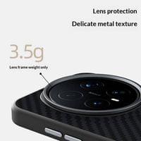 Magsafe Калъф за Honor Magic 8 Pro, Carbon Desigh Case, Черен - 5