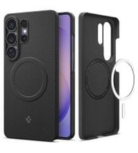 Magsafe Карбонов Калъф за Samsung S26 Ultra, Spigen Airskin Aramid Mag Case, Черен - 2 Magsafe Карбонов Калъф за Samsung S26 Ultra, Spigen Airskin Aramid Mag Case, Черен - 2