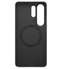 Magsafe Карбонов Калъф за Samsung S26 Ultra, Spigen Airskin Aramid Mag Case, Черен - 4
