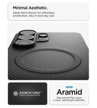 Magsafe Карбонов Калъф за Samsung S26 Ultra, Spigen Airskin Aramid Mag Case, Черен - 10