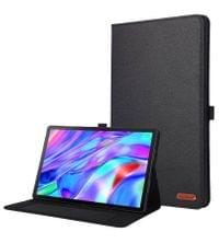 Калъф за Lenovo Idea Tab Plus 12.1 TB-361, Tri-Fold Leather Card Case, Черен - 1