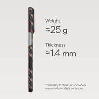 Magsafe Калъф за iPhone 17 Pro, Pitaka Edge Happiness Rides Case Ebon Kylin, Черен - 3 Magsafe Калъф за iPhone 17 Pro, Pitaka Edge Happiness Rides Case Ebon Kylin, Черен - 3