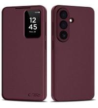 Активен Калъф за Samsung S26, Tech-Protect Smart Wallet Book Case, Бордо - 1