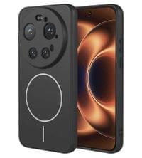 Magsafe Калъф за Xiaomi 17 Ultra, Silicone Case, Черен - 1