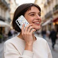 Калъф за Samsung A37, Tech-Protect FlexAir Spring Flowers Case, Цветен - 2