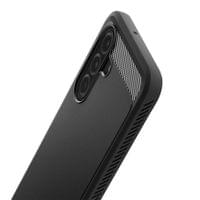 Противоударен Силиконов Калъф за Samsung A17, Spigen Rugged Armor Case, Черен - 6