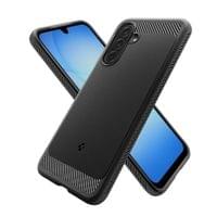 Противоударен Силиконов Калъф за Samsung A17, Spigen Rugged Armor Case, Черен - 10