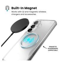 Magsafe Калъф за Samsung S26 Plus, Speck Presidio Perfect-Clear Magnet Case, Прозрачен - 4