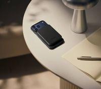Magsafe Външна Батерия, Pitaka Aramid Magnetic 10000mAh Qi2 Black/Gray, Черен - 6