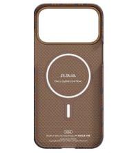 Magsafe Калъф за iPhone 17 Pro, Pitaka Edge Breath of Veins Case Burning Orange, Оранжев - 2