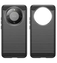 Противоударен Калъф за Honor Magic 8 Lite Premium Carbon Case, Черен - 1