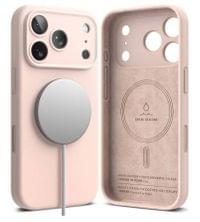 Magsafe Калъф за iPhone 18 Pro Max/ 17 Pro Max, Ringke Silicone Magnetic Case, Розов - 2 Magsafe Калъф за iPhone 18 Pro Max/ 17 Pro Max, Ringke Silicone Magnetic Case, Розов - 2