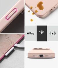 Magsafe Калъф за iPhone 18 Pro Max/ 17 Pro Max, Ringke Silicone Magnetic Case, Розов - 6 Magsafe Калъф за iPhone 18 Pro Max/ 17 Pro Max, Ringke Silicone Magnetic Case, Розов - 6