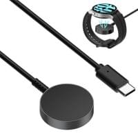 Бързо Зарядно за Samsung Watch 6/ 5/ 4, Wireless Charger, Черен - 1