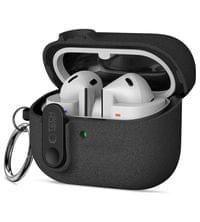 Силиконов Калъф за Samsung Galaxy Buds 3 Pro/ 3 FE/ 3, Tech-Protect Slim Hook Case, Черен - 0