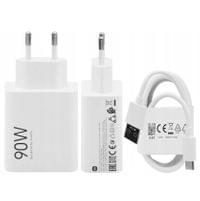 Оригинално Зарядно с Кабел, Xiaomi 90W USB-A HyperCharge Combo MDY-15-EK, Бял - 4 Оригинално Зарядно с Кабел, Xiaomi 90W USB-A HyperCharge Combo MDY-15-EK, Бял - 4