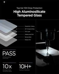 Затъмняващ Протектор за Samsung S26 Plus, Spigen Privacy Glass tR EZ Fit 2бр., Черен - 9 Затъмняващ Протектор за Samsung S26 Plus, Spigen Privacy Glass tR EZ Fit 2бр., Черен - 9