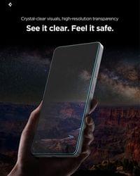 Затъмняващ Протектор за Samsung S26 Plus, Spigen Privacy Glass tR EZ Fit 2бр., Черен - 12 Затъмняващ Протектор за Samsung S26 Plus, Spigen Privacy Glass tR EZ Fit 2бр., Черен - 12
