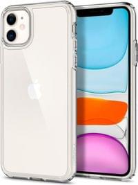Противоударен Хибриден Калъф за iPhone 11, Spigen Ultra Hybrid Case, Прозрачен - 2