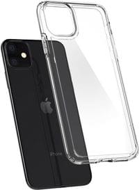 Противоударен Хибриден Калъф за iPhone 11, Spigen Ultra Hybrid Case, Прозрачен - 7