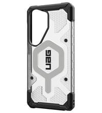 Magsafe Противоударен Калъф за Samsung S26 Ultra, UAG Pathfinder Clear Case Ice/Silver, Сив - 4