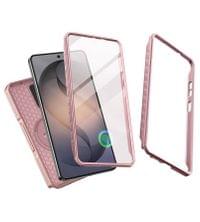 Противоударен Калъф 360 за Samsung S26 Ultra, Tech-Protect Kevlar Cam+ 2-Set Case, Розов - 2