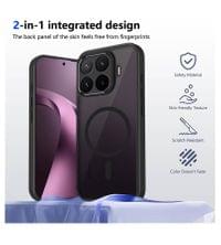 Magsafe калъф за Xiaomi 17T Pro, GKK MagMat Smoky Case, Прозрачен - 2