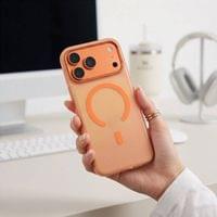 Magsafe Твърд Калъф за iPhone 18 Pro/ 17 Pro, Tech-Protect MagZero Case, Оранжев - 6 Magsafe Твърд Калъф за iPhone 18 Pro/ 17 Pro, Tech-Protect MagZero Case, Оранжев - 6