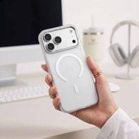 Magsafe Твърд Калъф за iPhone 18 Pro Max/ 17 Pro Max, Tech-Protect MagZero Case, Бял - 6