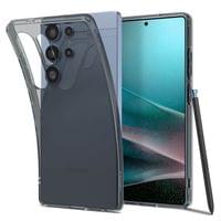 Силиконов Калъф за Samsung S26 Ultra, Spigen Liquid Space Crystal Case, Черен - 1