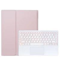 Калъф с Клавиатура за Xiaomi Redmi Pad 2 Pro 12.1&amp;quot;, Keyboard+TouchPad Backlit Case, Розов - 2