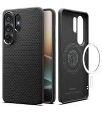 Magsafe Калъф за Samsung S26 Ultra, Spigen Liquid Air Mag Fit Matte Black Case, Черен - 2